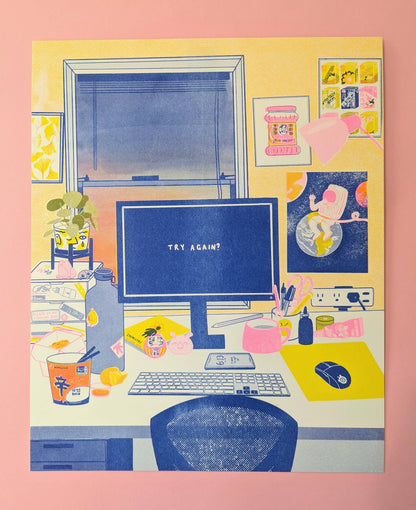 6am Club Risograph Print | Christina Hu (CA)