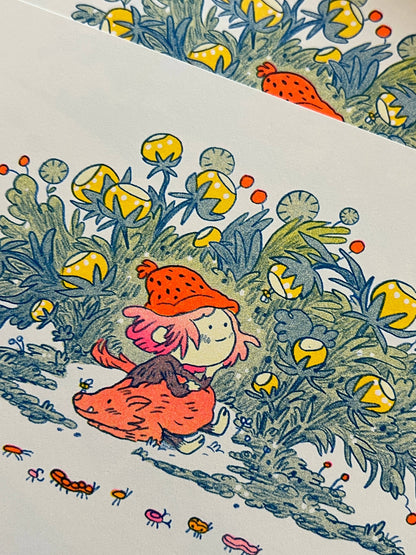 Spirit of Small Beasts Small Riso Print | Natalie Andrewson (CA)