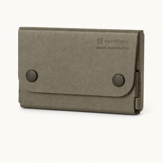 Pasco Pulp Storage Card Case | Black | Midori (Japan)