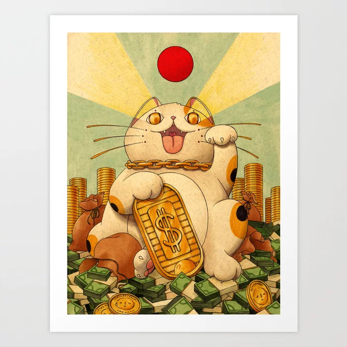 Cash Money Art Print | 17 x 21 | Felicia Chiao (CA)