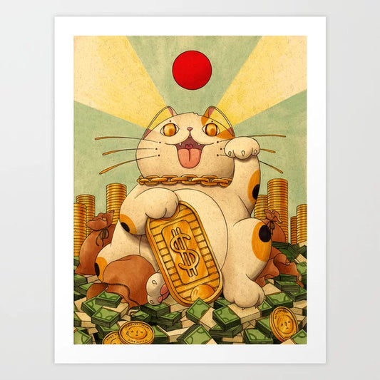 Cash Money Art Print | 17 x 21 | Felicia Chiao (CA)