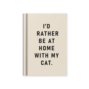 I'd Rather Be at Home Mini Hardback Notebook A7 | Ohh Deer (UK)
