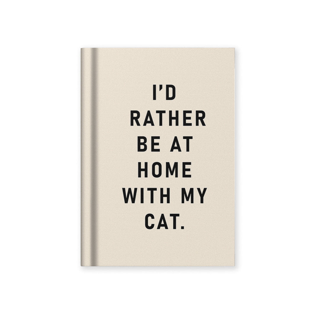 I'd Rather Be at Home Mini Hardback Notebook A7 | Ohh Deer (UK)