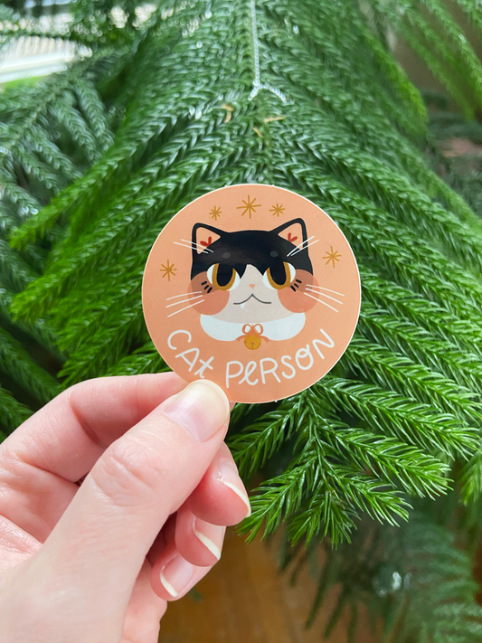 Cat Person Sticker | Rachele Cromer (OK)