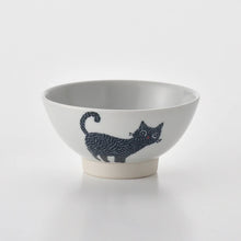 Load image into Gallery viewer, Cat Stamp Ceramic Bowl | Kenji Ota x tomofac. (Japan)
