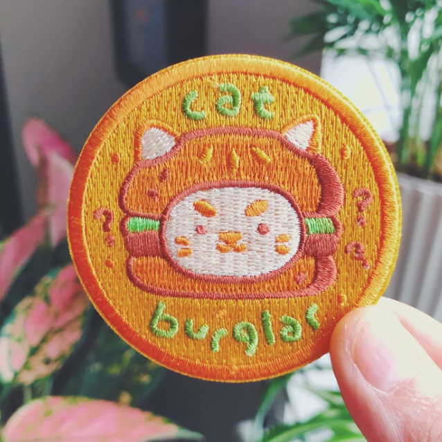 Cat Burglar Patch | PommoPress (NY)