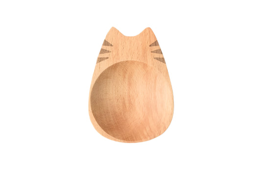 Beech Wood Cat Dish | Yamani (Japan)