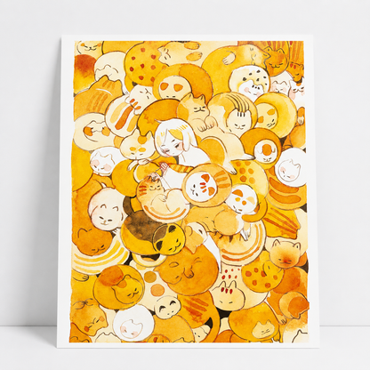 Cat Nap Art Print | Koyamori (CAN)