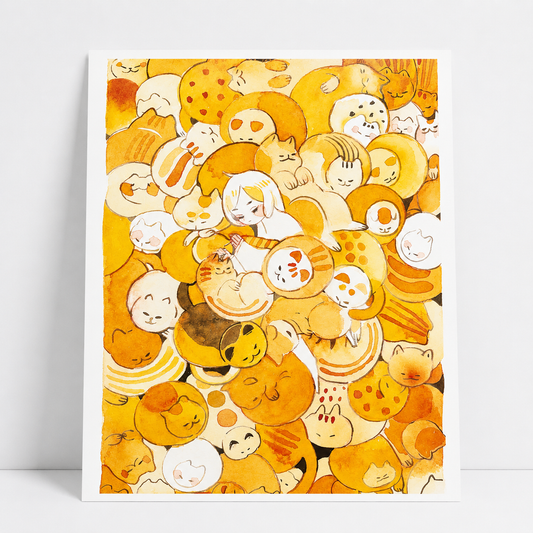 Cat Nap Art Print | Koyamori (CAN)