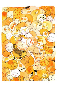 Cat Nap Art Print | Koyamori (CAN)