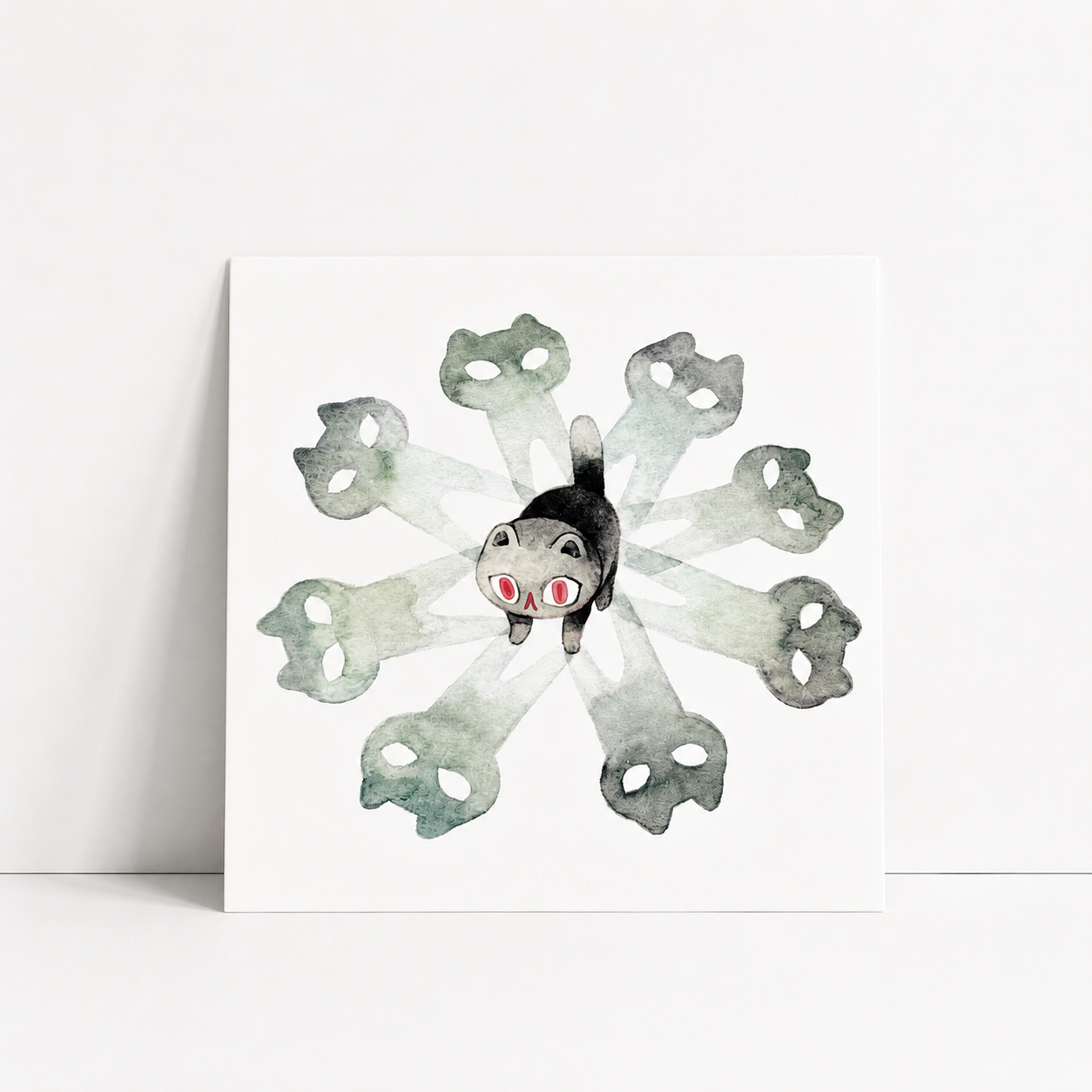 Spook Series Mini Print | Cat | Koyamori (CAN)