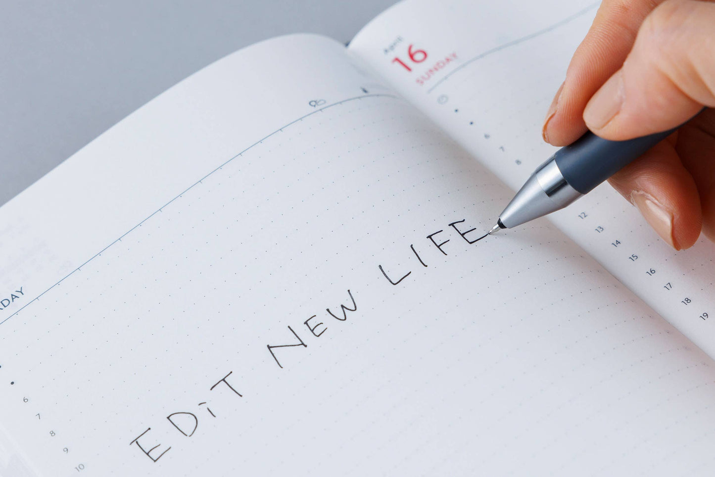 Weekly Notebook A5 |Lamp Black |  MARK’S Inc (Japan)