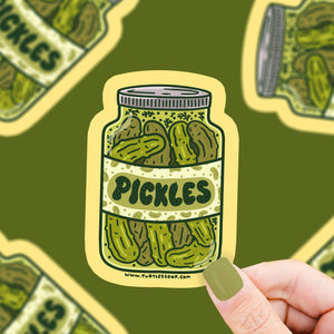 Pickle Jar Vinyl Sticker | Turtle's Soup (AZ)