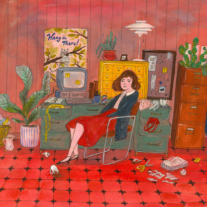 Hang in There! Art Print | Jill Kittock (MN)