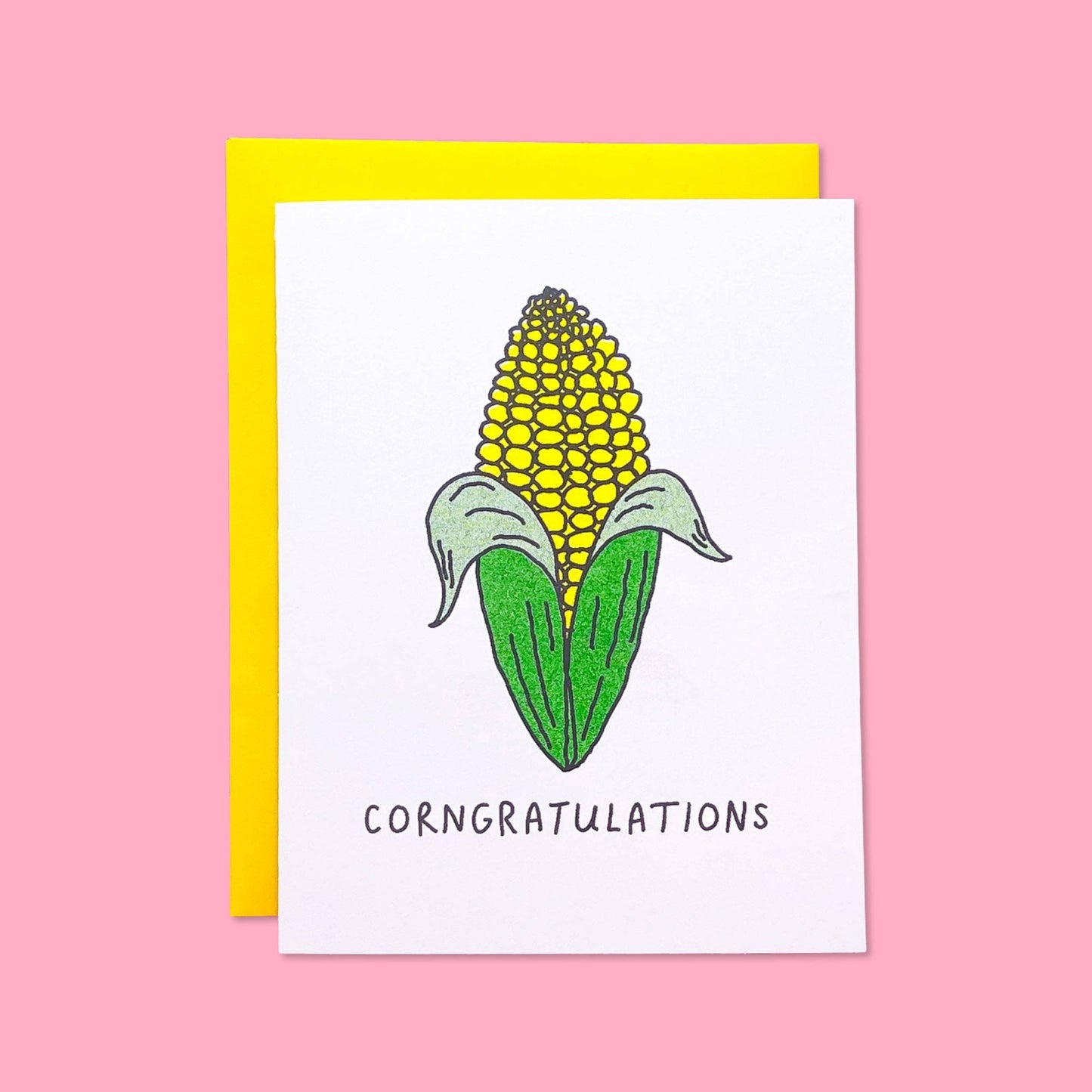 CORNgratulations Risograph Card | Jenny Lemmons (CA)