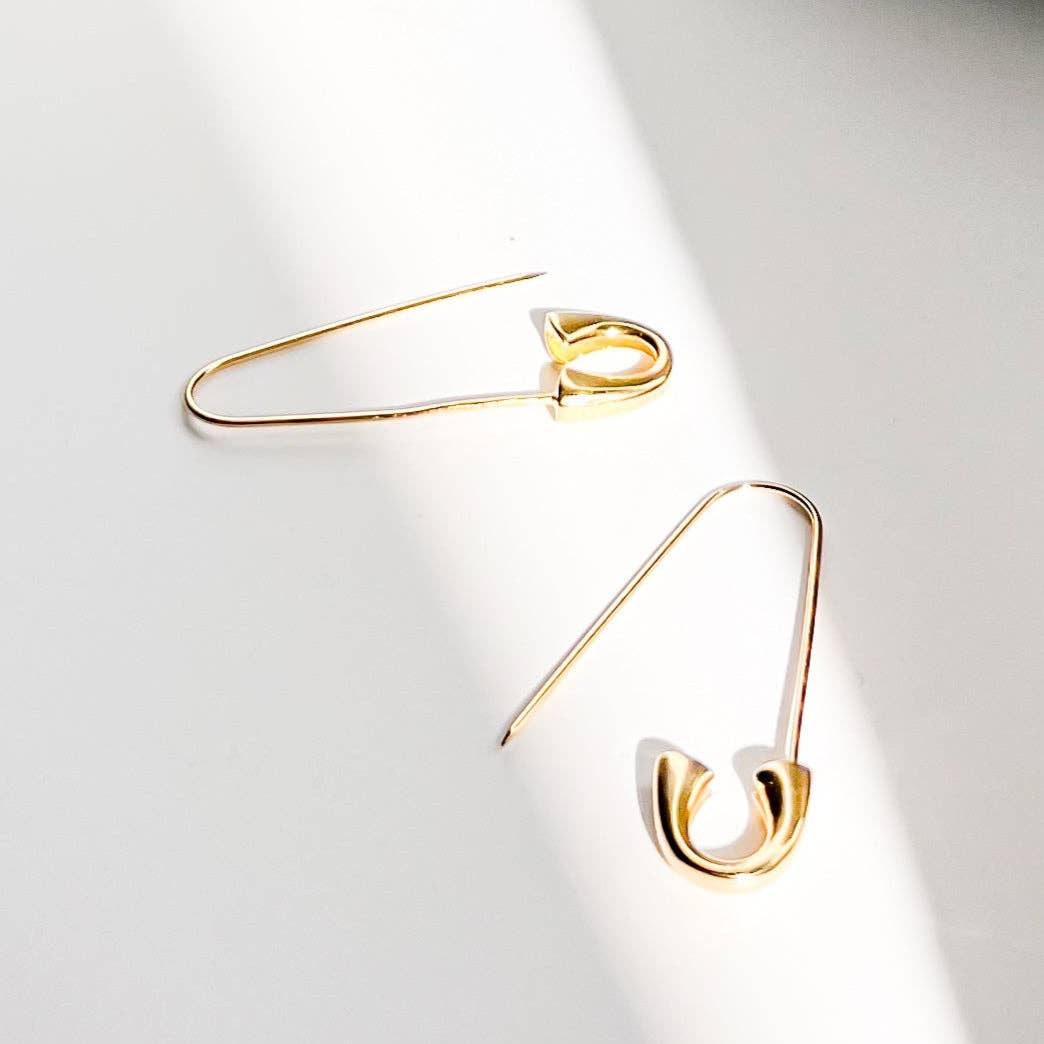 Safety Pin Hoops | Natalie Clare (IL)