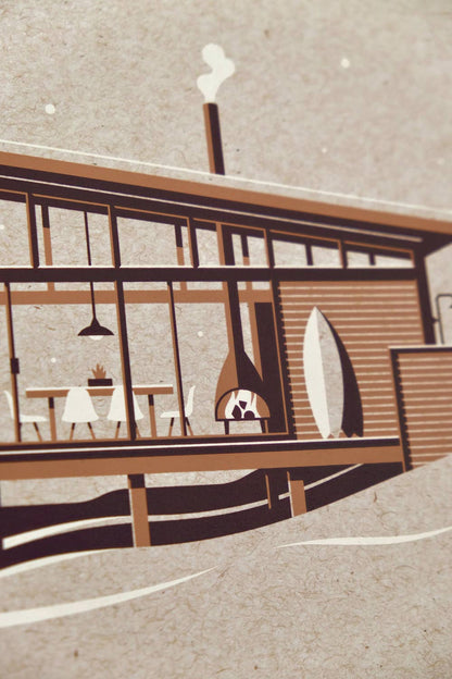 Cabin Series Screenprint | La Jolla | DKNG Studios (CA)