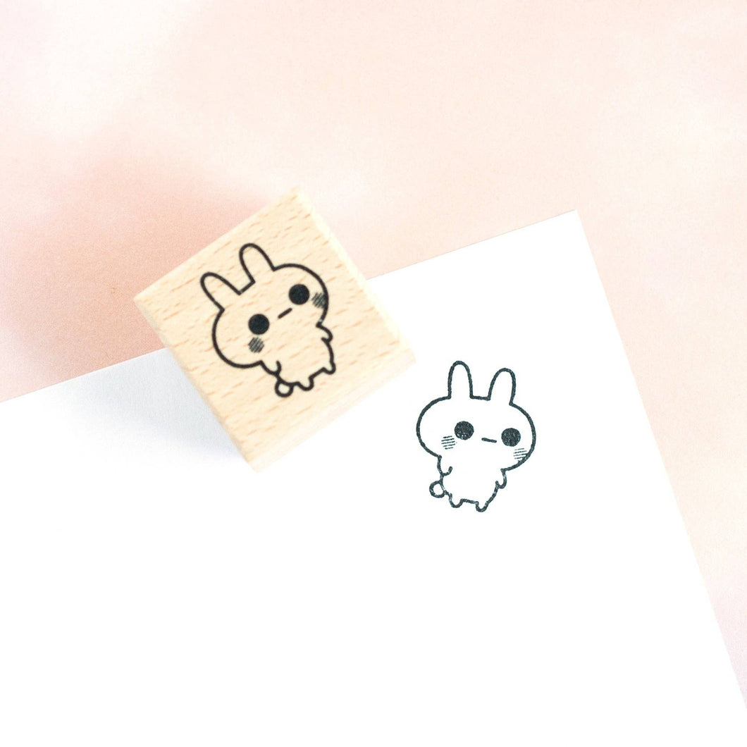 Bunny Awake Rubber Stamp | Robot Dance Battle (CA)