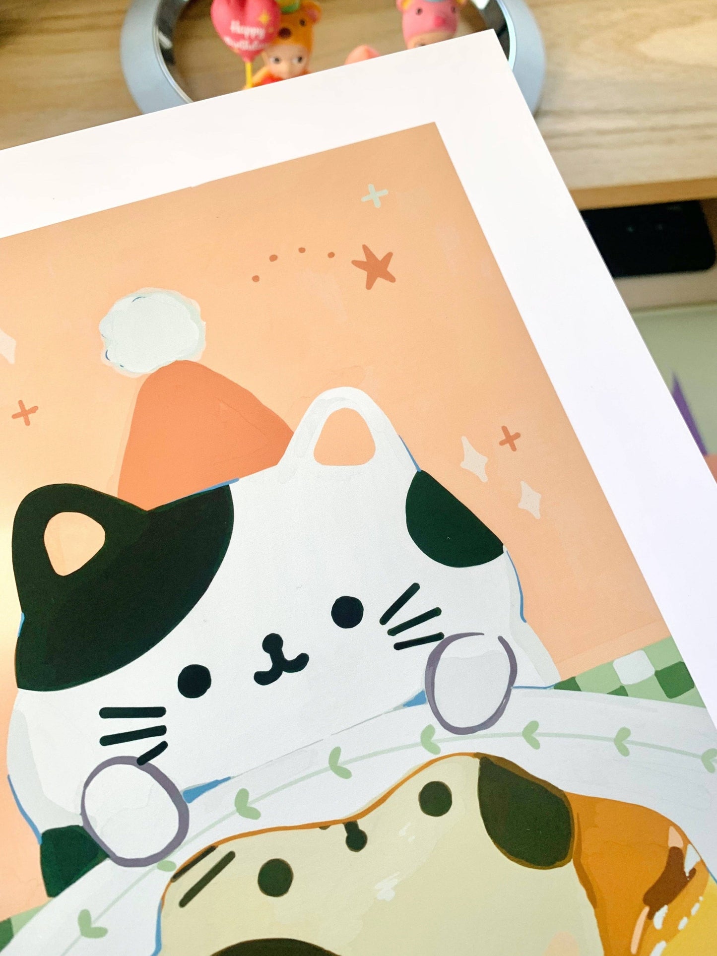 Magic Flan Print | Chocolate (OR)