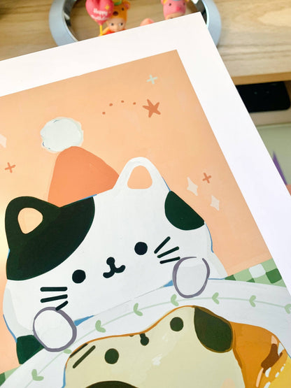 Magic Flan Print | Chocolate (OR)