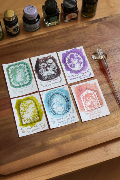 Flower Tales ink swatch cards by Thousand Skies, alternate view 8
