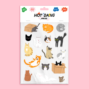 All Cats Iron-On Sheet Set | Hot Dang Press (GA)