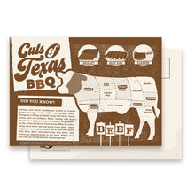 Load image into Gallery viewer, Texas BBQ: Beef Postcard | Bryan Spear Studio (TX)
