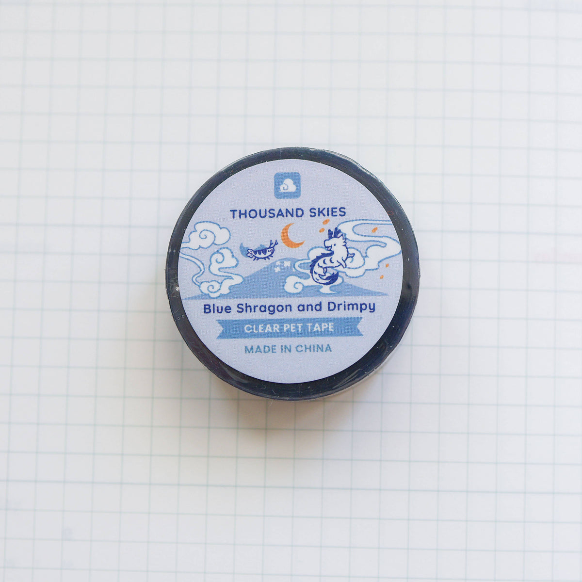 Blue Shragon and Drimpy foil PET tape by Thousand Skies, alternate view 4