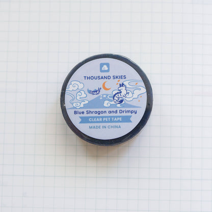 Blue Shragon and Drimpy foil PET tape by Thousand Skies, alternate view 4