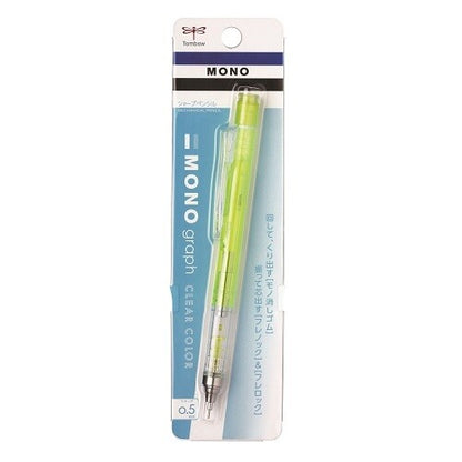MONO Graph Mechanical Pencil | 0.5mm | Clear Color Series | Tombow (Japan)
