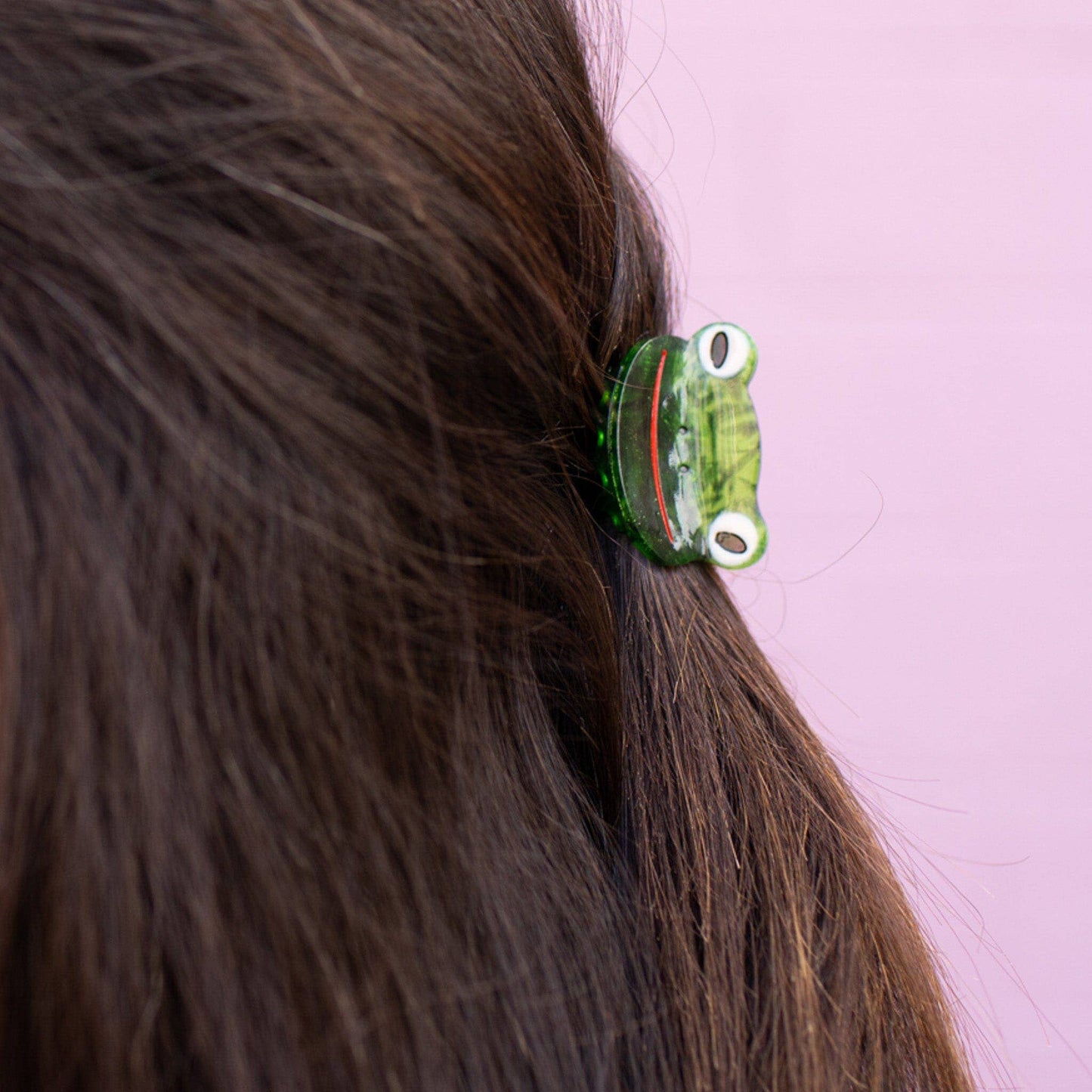 Mini Green Froggy Hair Claw Clip | Jenny Lemmons (CA)