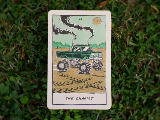 The Chariot Risograph Print | Sarah Welch (TX)