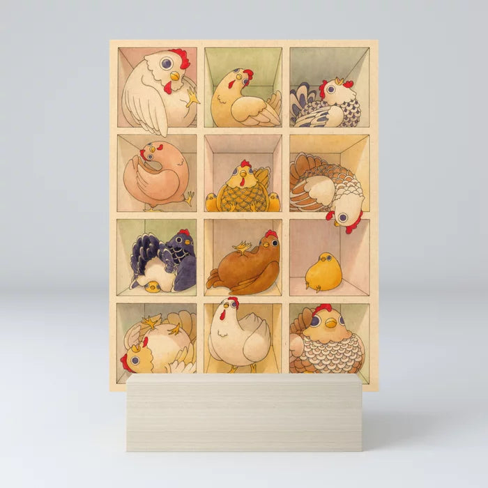 Chicken Coop Mini Art Print | Felicia Chiao (CA)