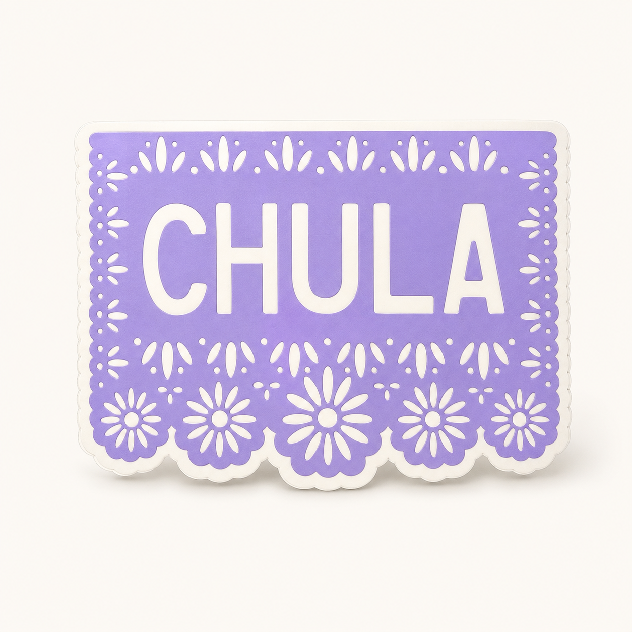 Papel Picado Chula Vinyl Sticker | Kalaka Tx (TX)