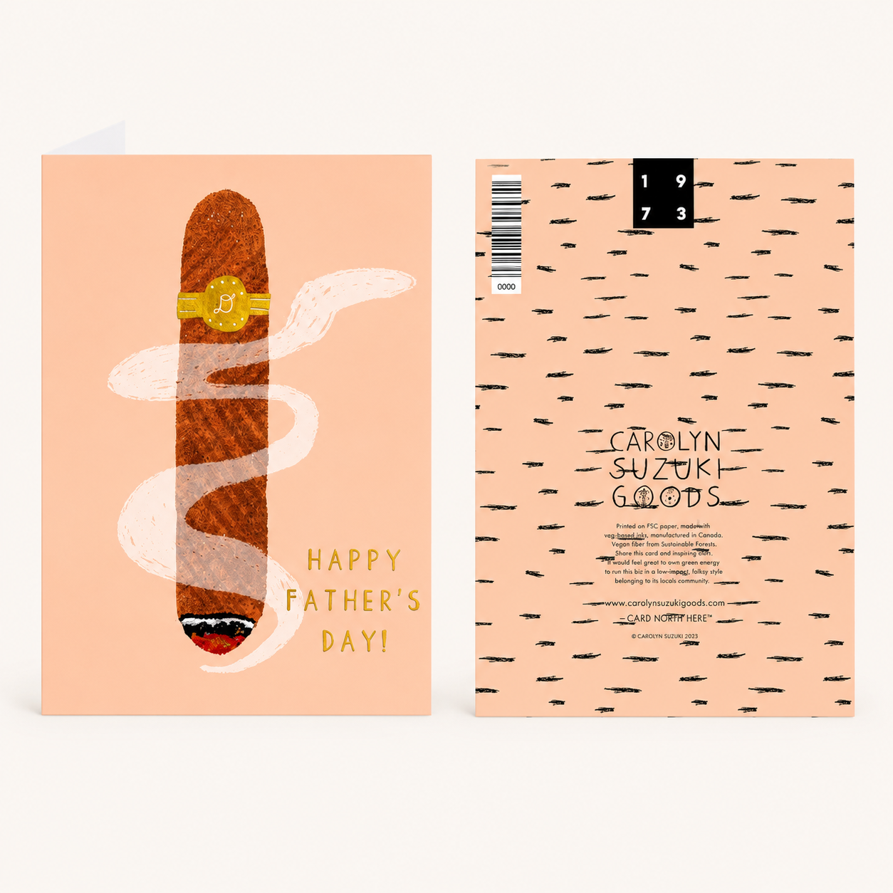 Cigar Father's Day Card | Carolyn Suzuki (CA)