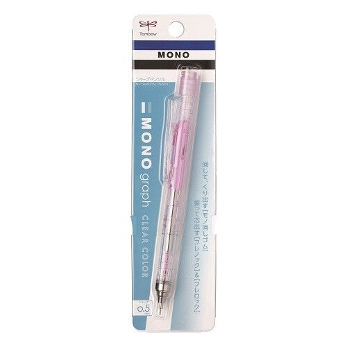 MONO Graph Mechanical Pencil | 0.5mm | Clear Color Series | Tombow (Japan)
