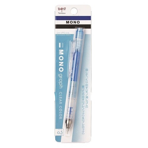 MONO Graph Mechanical Pencil | 0.5mm | Clear Color Series | Tombow (Japan)