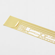 Load image into Gallery viewer, Stencil Clip Ruler | Gold | Midori (Japan)
