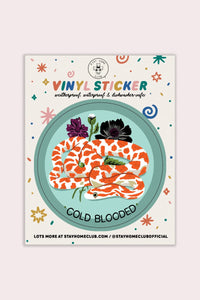 Cold Blooded Vinyl Sticker | Olivia Mew