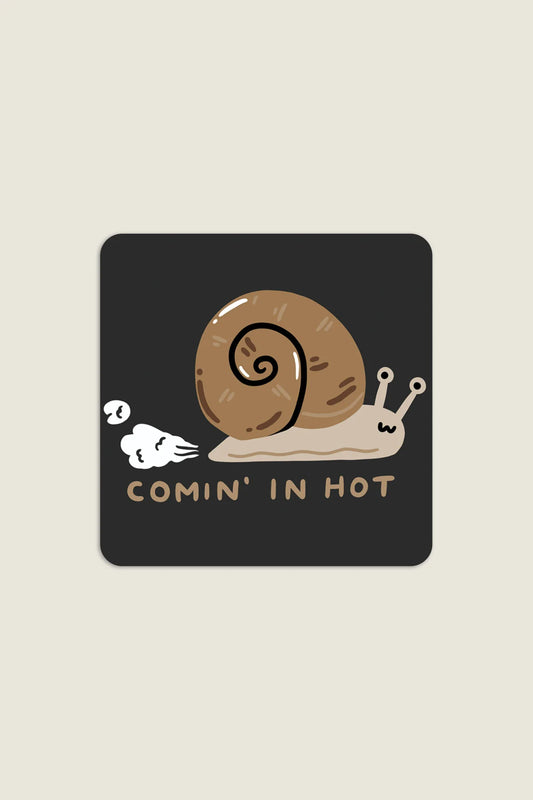 Comin’ In Hot Vinyl Sticker | Stay Home Club (CA)