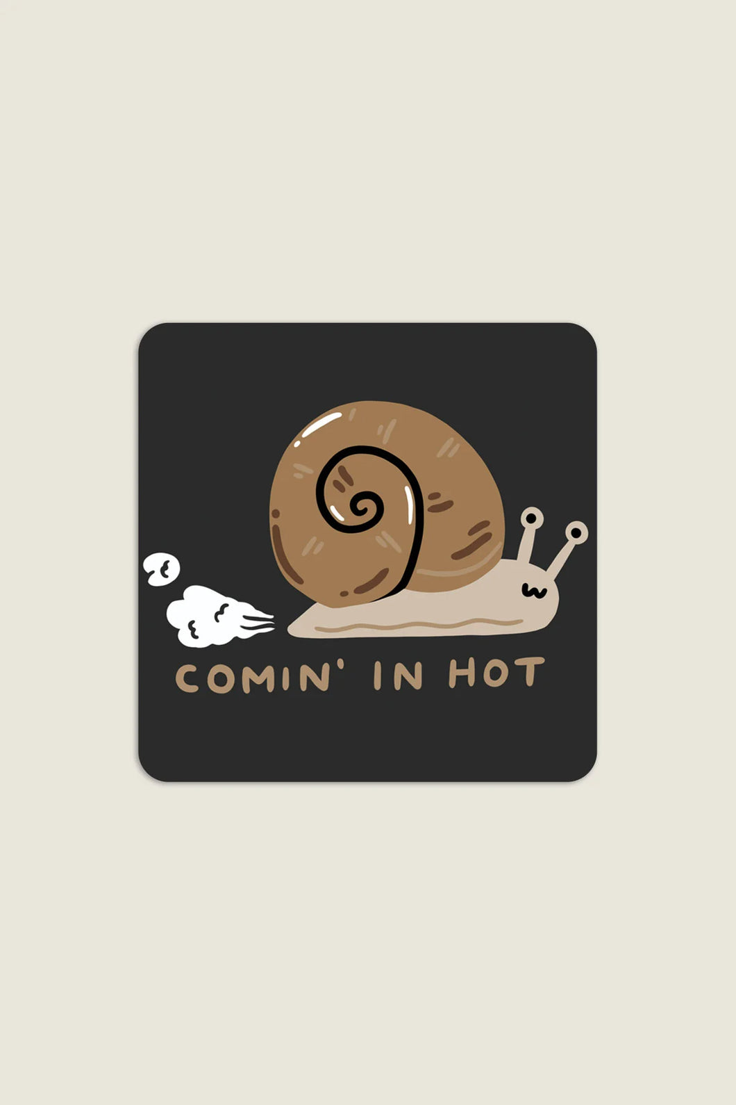 Comin’ In Hot Vinyl Sticker | Stay Home Club (CA)