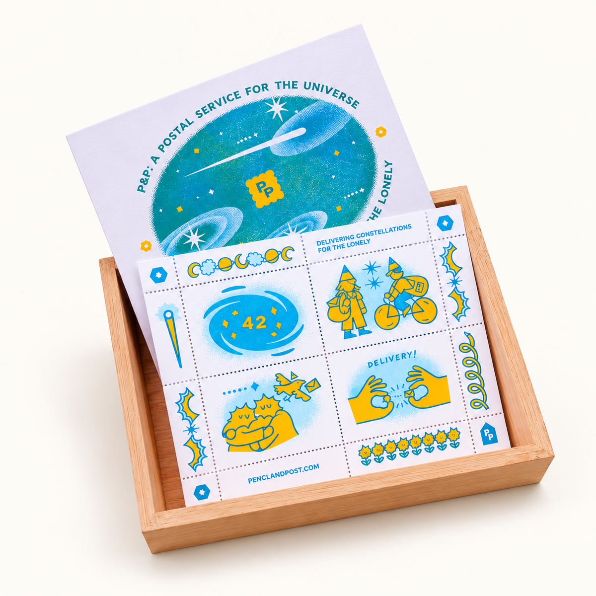 Constellations Zine and Stamp Sheet | Pencil and Post (WA)
