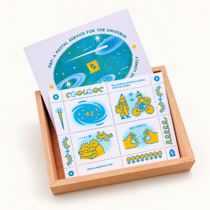 Constellations Zine and Stamp Sheet | Pencil and Post (WA)