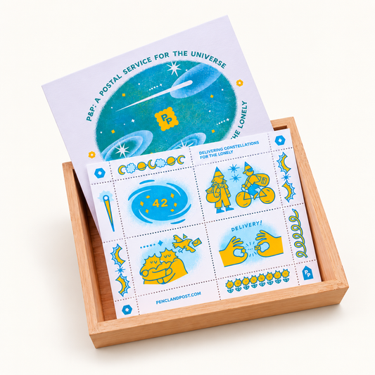 Constellations Zine and Stamp Sheet | Pencil and Post (WA)