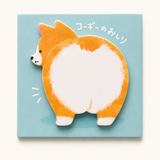 Corgi Sticky Notepad Stand | Mindwave (Japan)