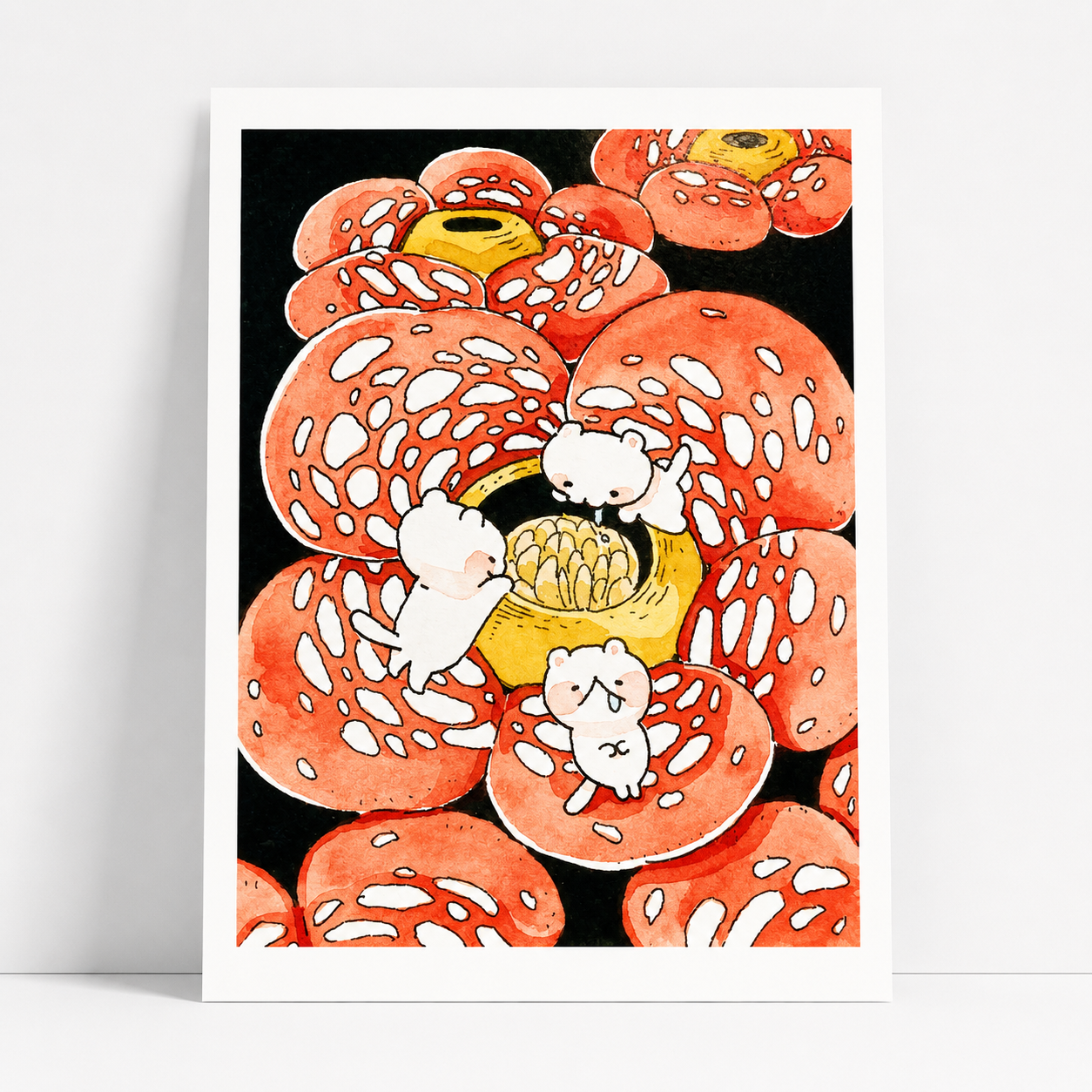 Corpse Flower Mini Print | Jungle Cat Series | Koyamori (CAN)