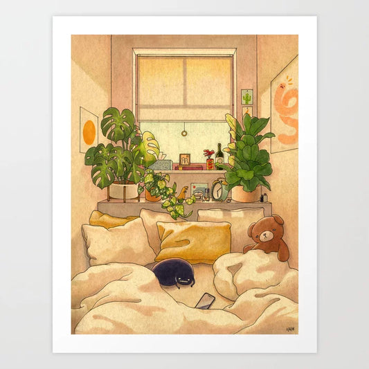 Cozy Space Art Print | Felicia Chiao (CA)