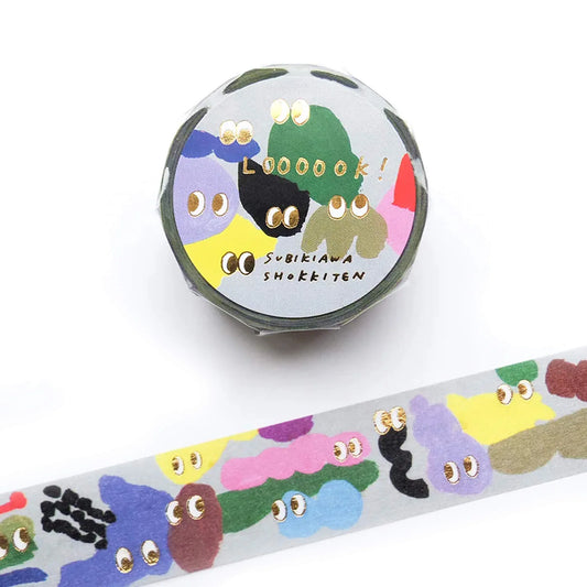 LOOOOOOK! Gold Foil Washi Tape | Cozyca x Subikiawa (Japan)