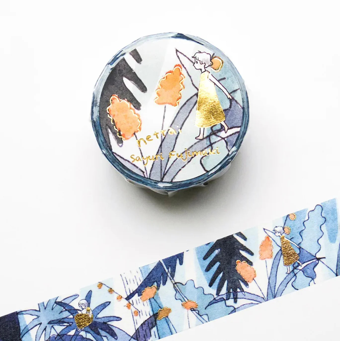 Nettai Gold Foil Washi Tape | Cozyca x Sayuri Fujimaki (Japan)