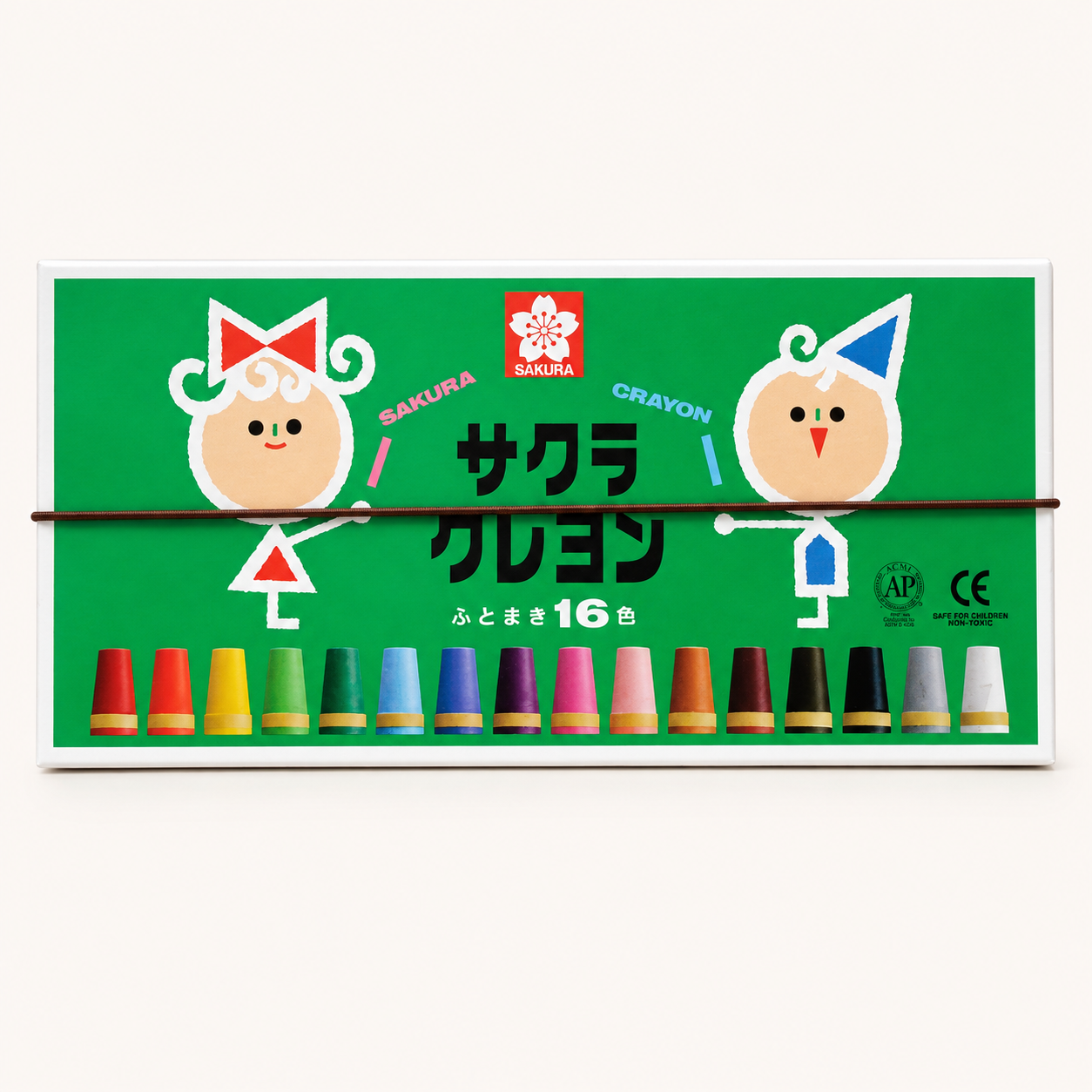 Cray-Pas Crayons Thick Set of 16 | Sakura (Japan)